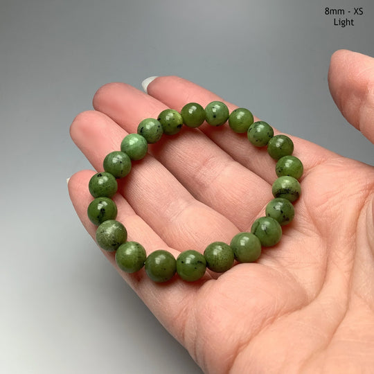 Canadian Jade Beaded Bracelet