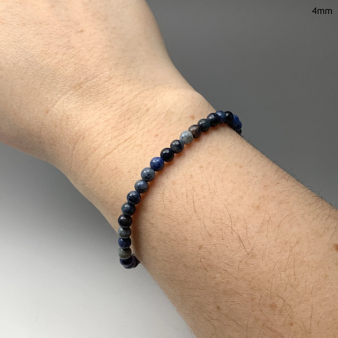 Dumortierite Beaded Bracelet