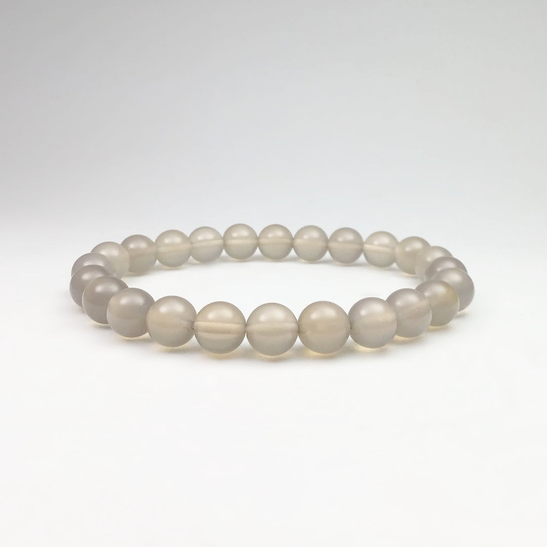 Natural Agate Beaded Bracelet