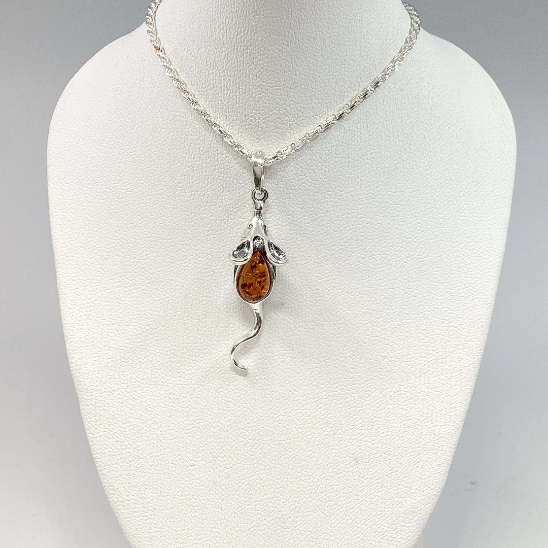 Cognac Amber Pendant