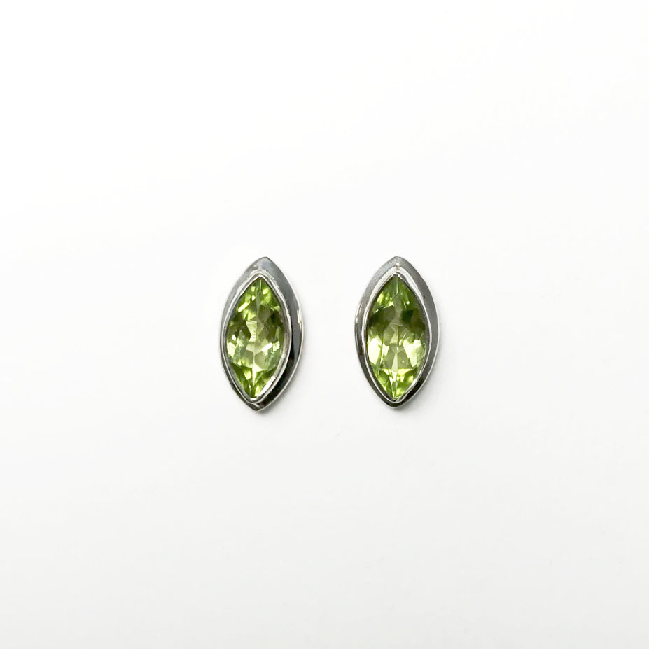 Peridot Stud Earrings