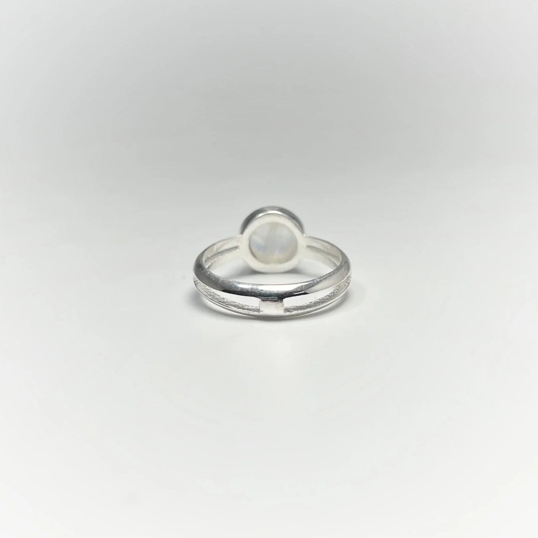 Rainbow Moonstone Ring