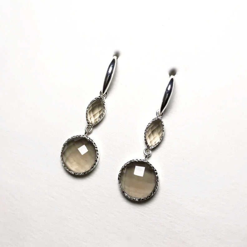 Smoky Quartz Dangle Earrings