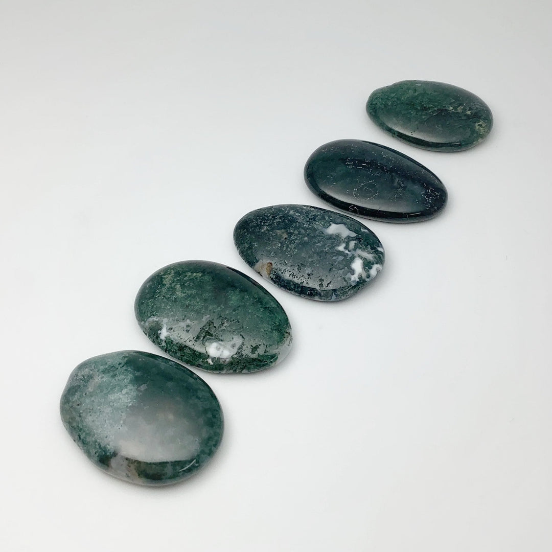 Worry Stone - Moss Agate