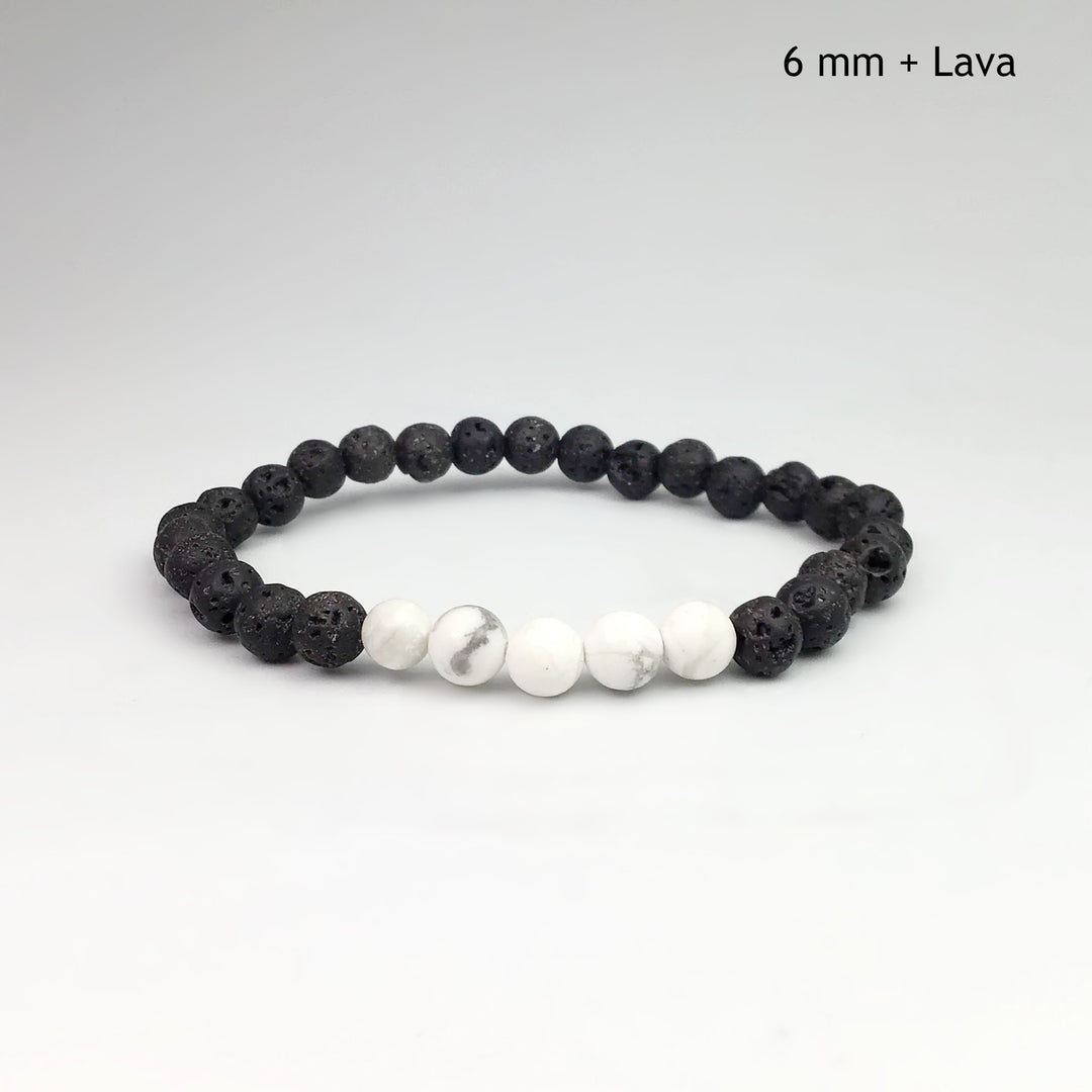 Howlite Beaded Bracelet