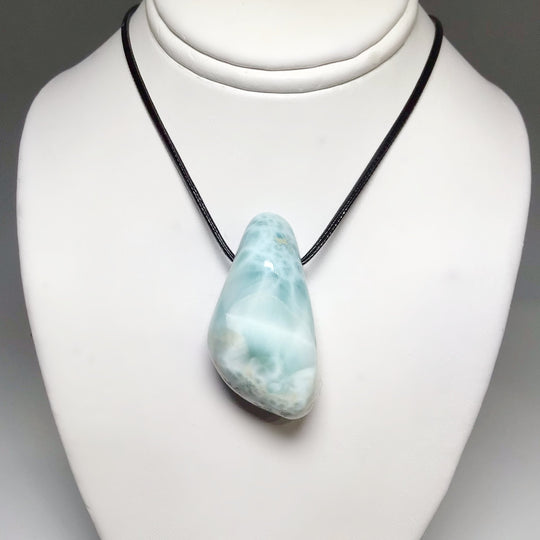 Larimar Drilled Pendant