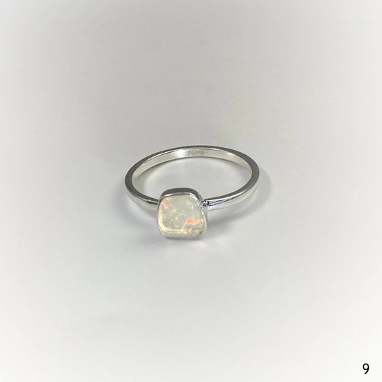 Ethiopian Fire Opal Ring