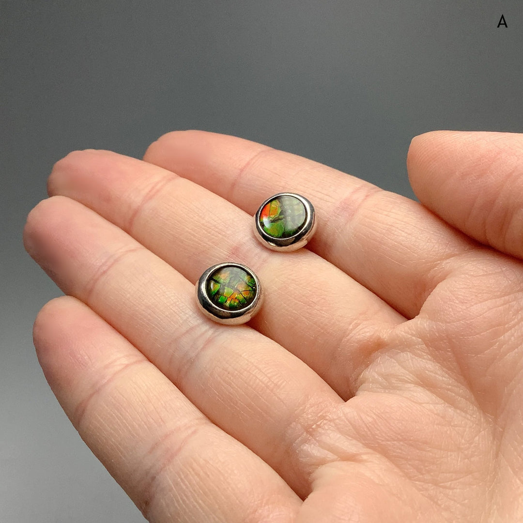 Alberta Ammolite Stud Earrings