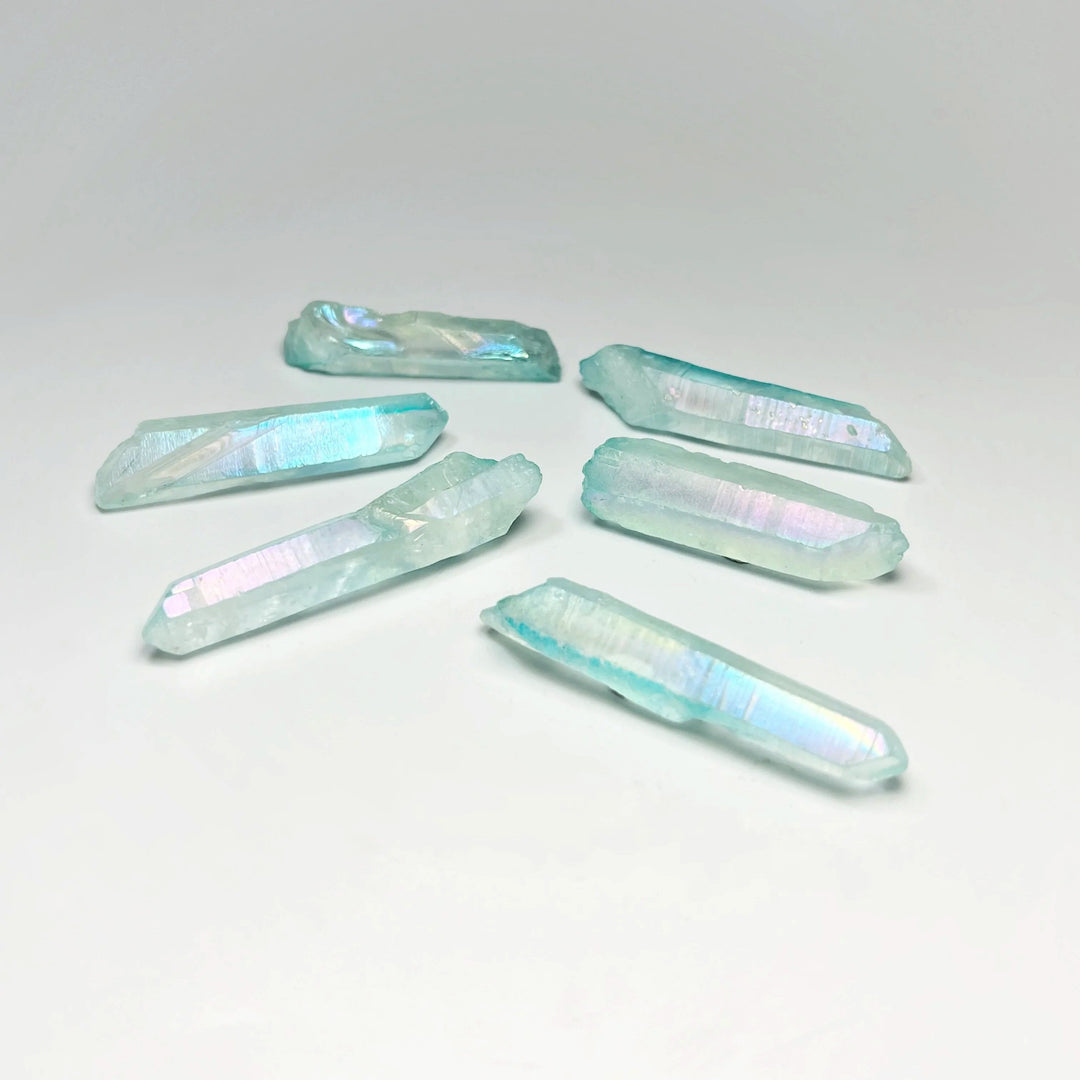 Rainbow Aqua Aura Quartz Rough Piece at $39 Each