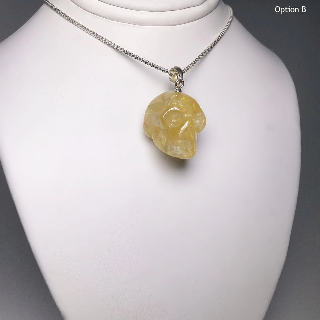 Citrine Skull Pendant at $59 Each