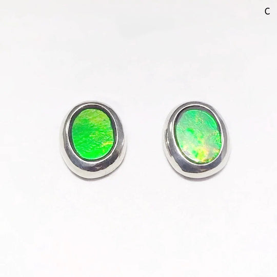 Alberta Ammolite Stud Earrings