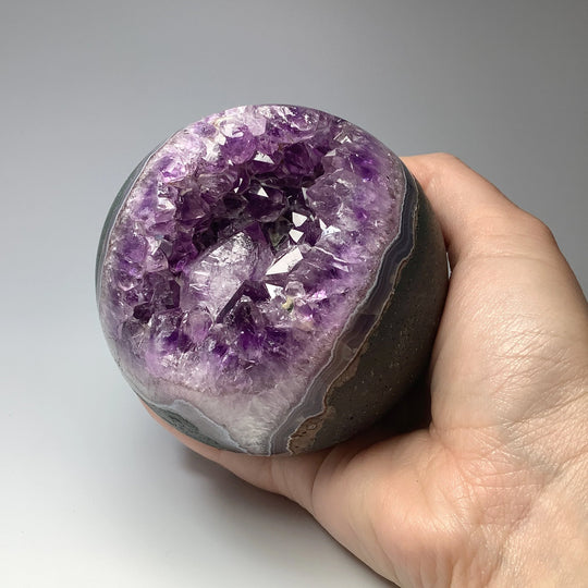 Amethyst Geode Sphere