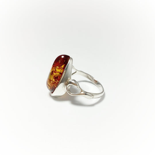 Cognac Amber Ring