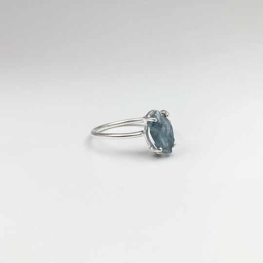 Raw Aquamarine Ring