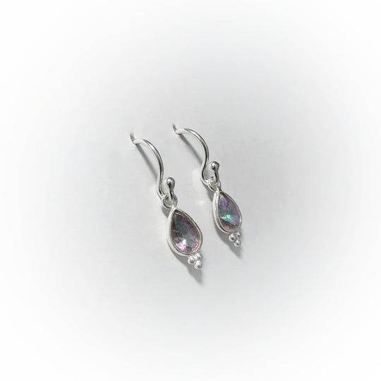 Mystic Topaz Dangle Earrings