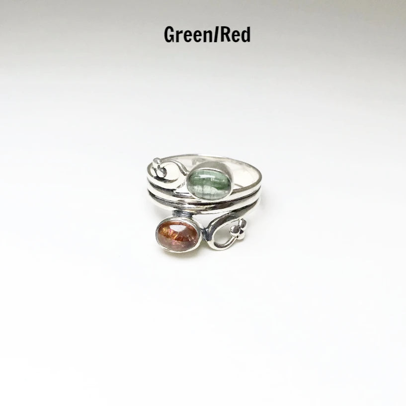 Mixed Tourmaline Ring