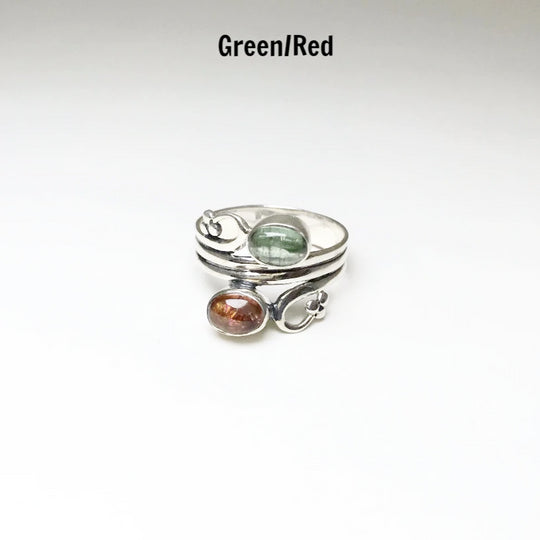 Mixed Tourmaline Ring