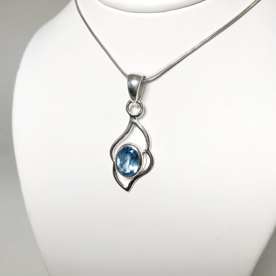 Blue Topaz Pendant