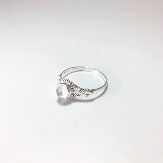 Rainbow Moonstone Ring