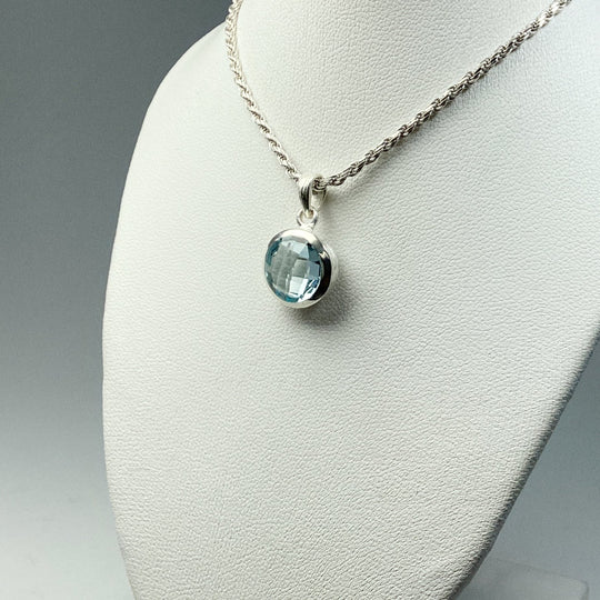 Blue Topaz Pendant