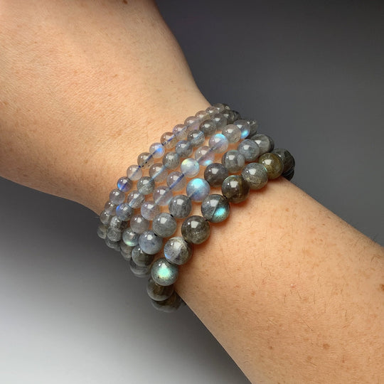 Labradorite Beaded Bracelet