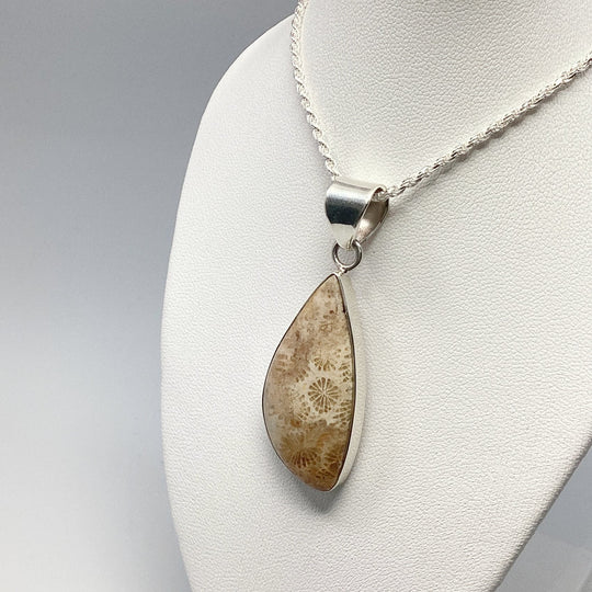 Fossilized Coral Pendant