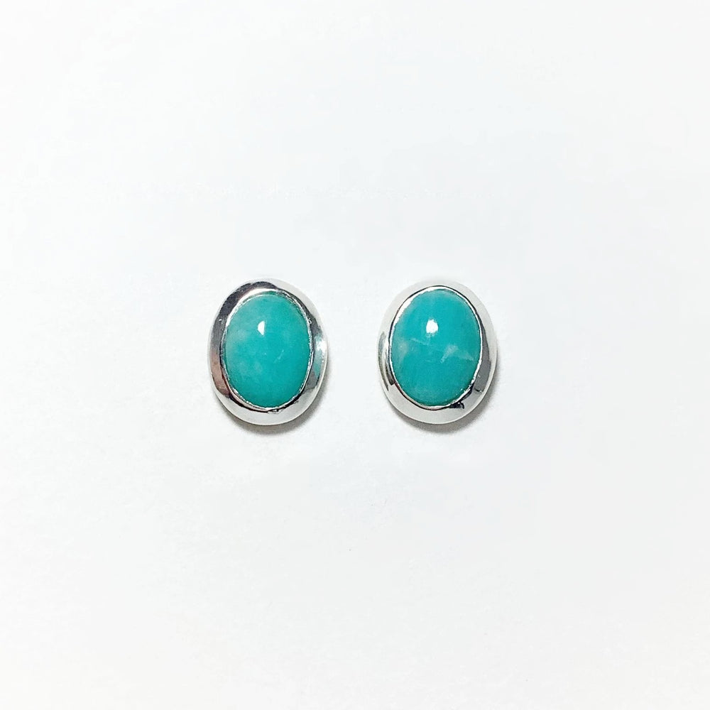 Amazonite Stud Earrings