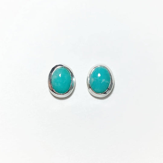 Amazonite Stud Earrings