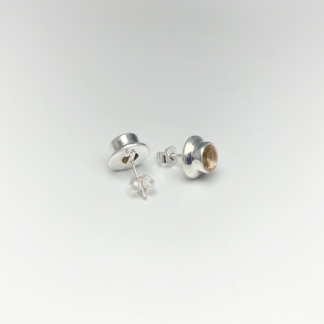 Citrine Stud Earrings