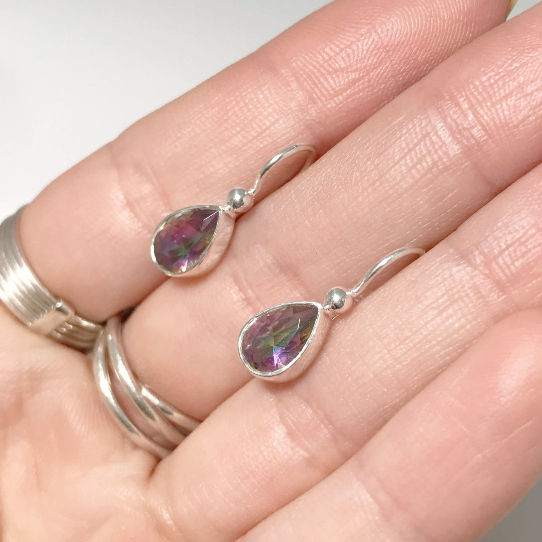 Mystic Topaz Dangle Earrings