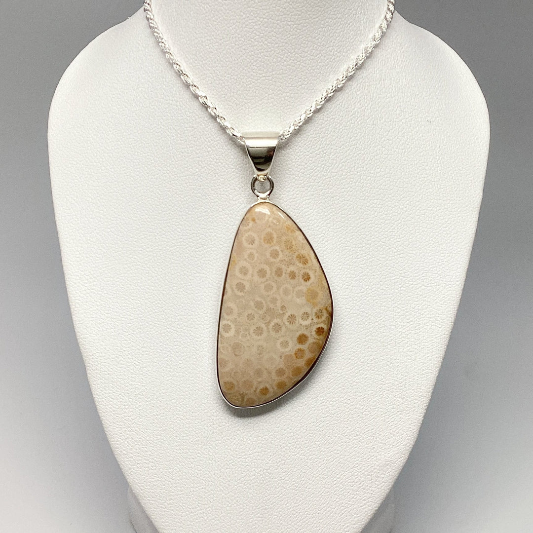 Fossilized Coral Pendant