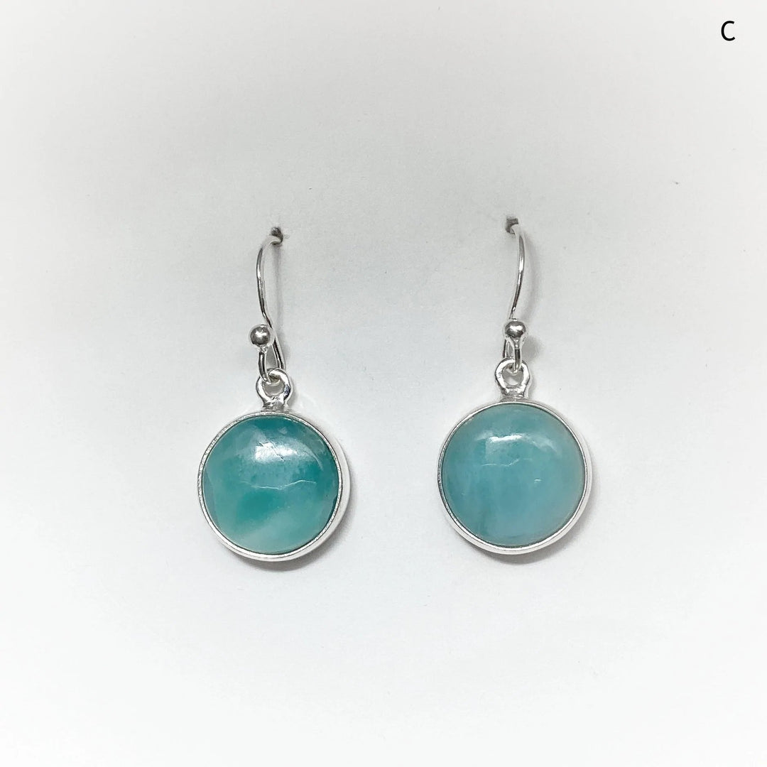 Larimar Dangle Earrings