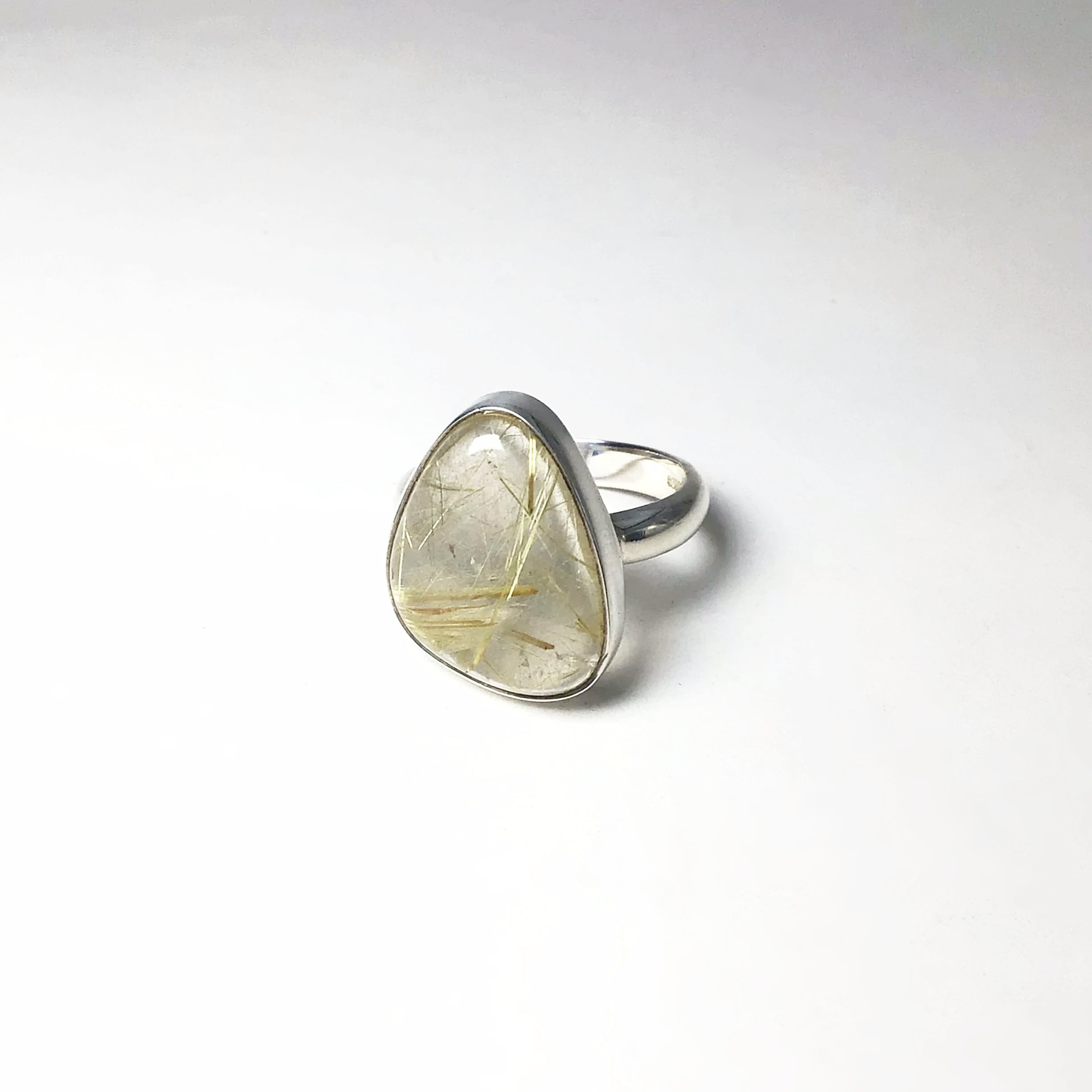 Rutilated Quartz Ring