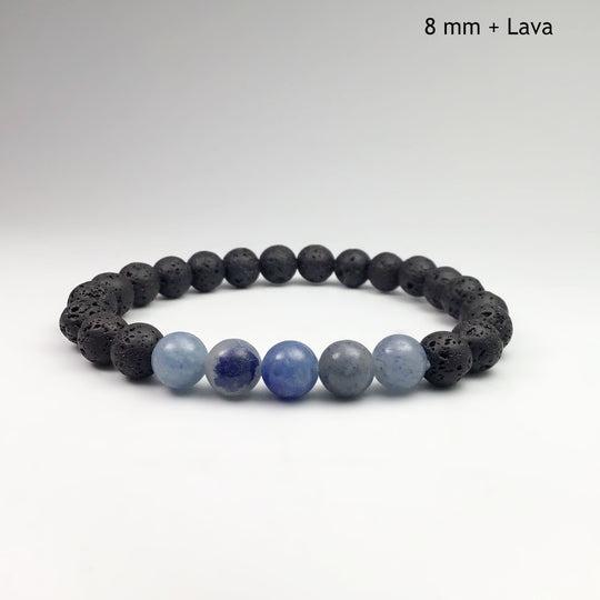 Blue Aventurine Beaded Bracelet