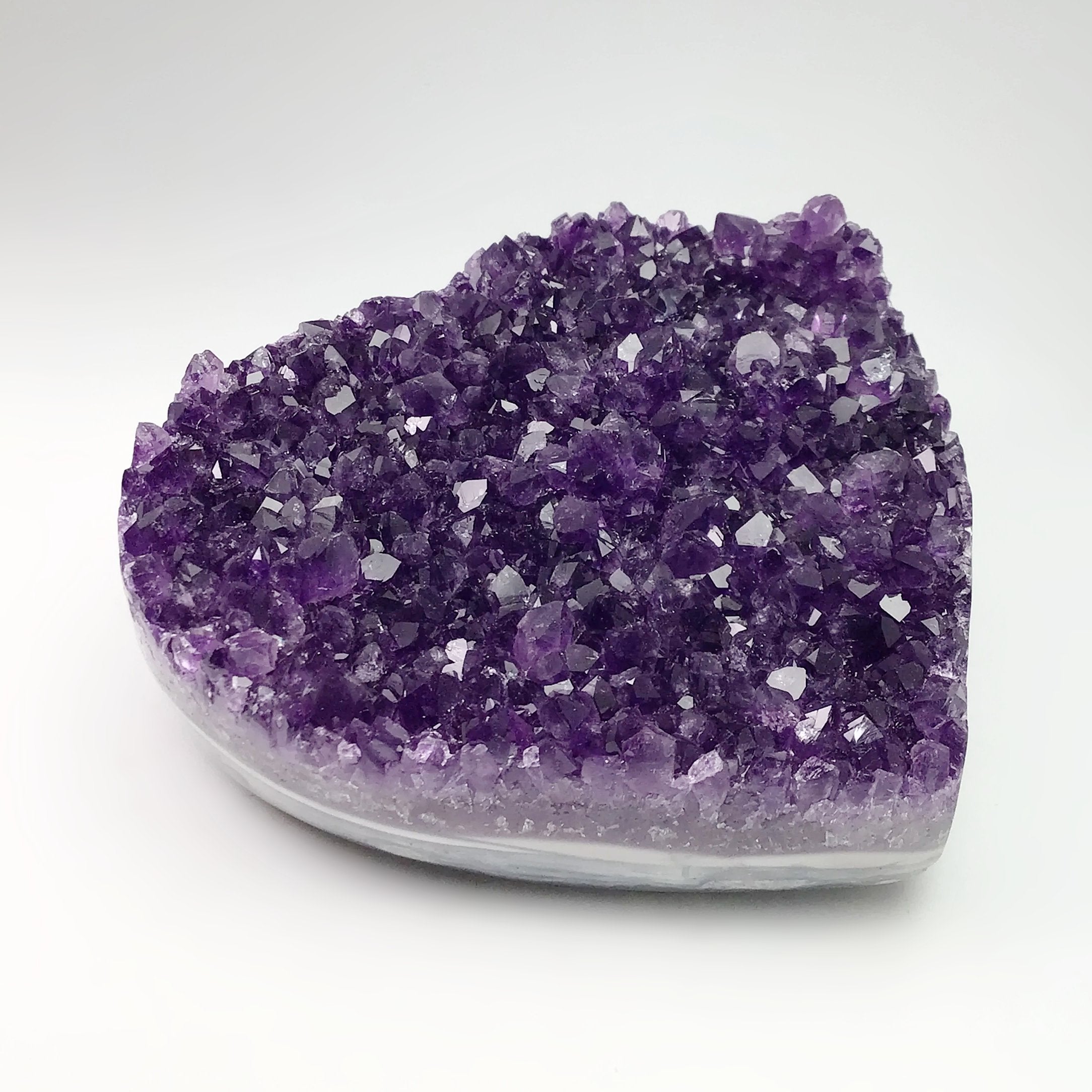 Amethyst Druze Cluster Heart