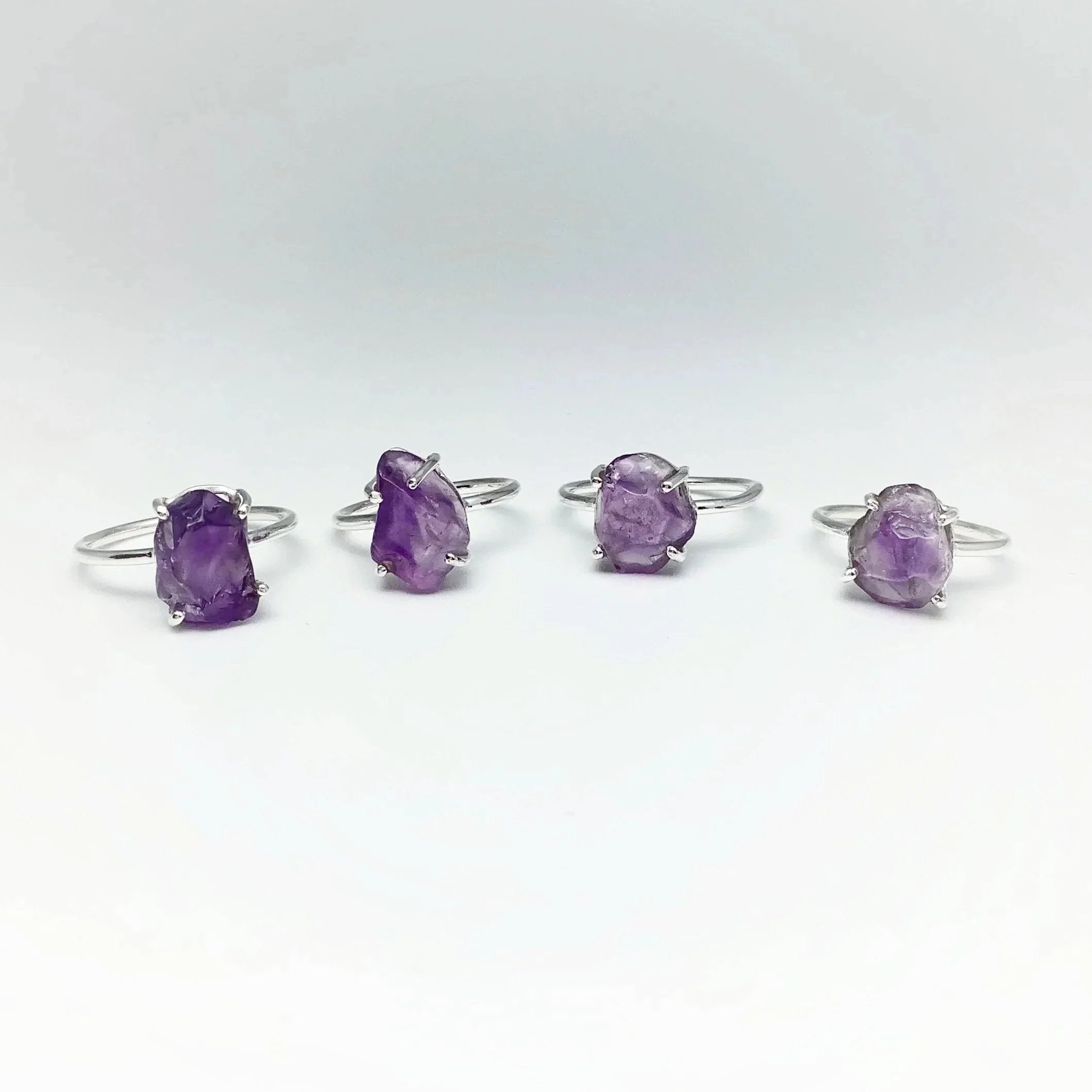 Raw Amethyst Ring