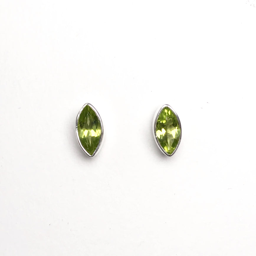 Peridot Stud Earrings