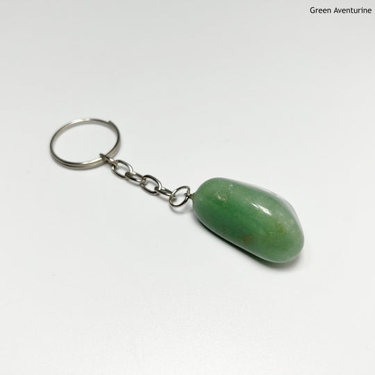 Tumbled Stone Keychain