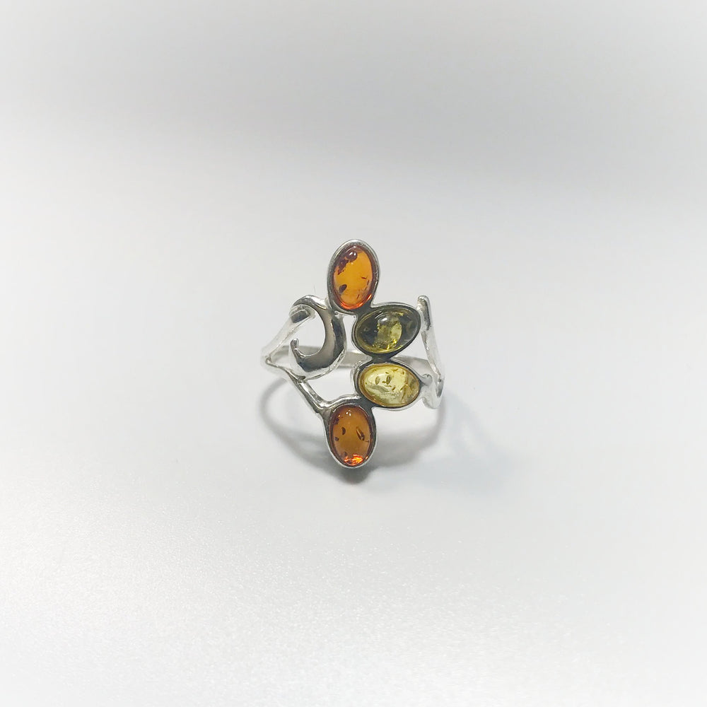 Mixed Amber Ring