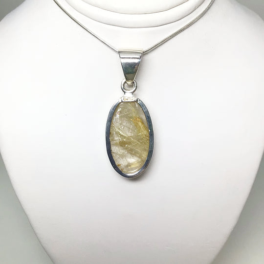 Rutilated Quartz Pendant