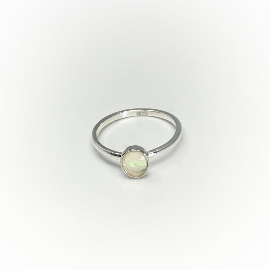 Ethiopian Fire Opal Ring