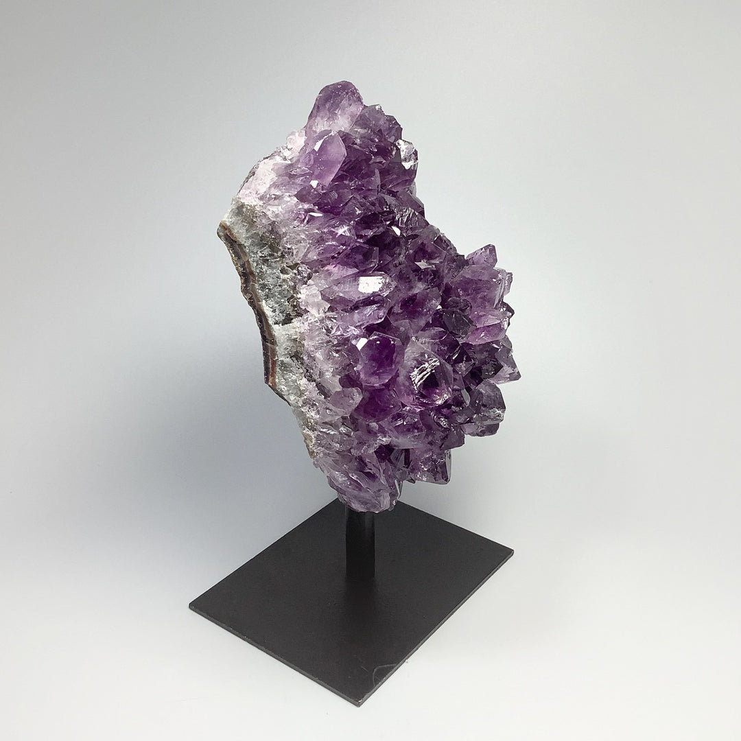 Amethyst Druze Cluster on Stand