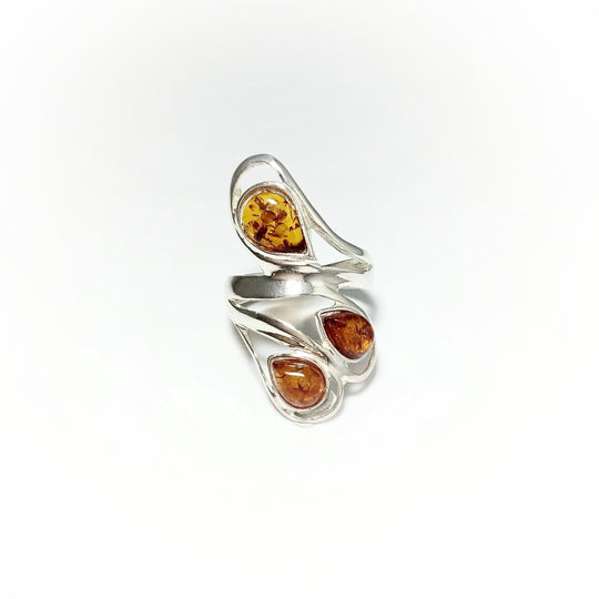 Cognac Amber Ring