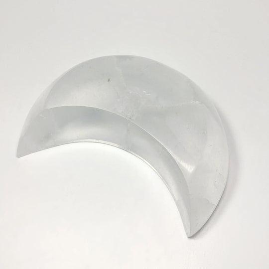 Selenite Half Moon Bowl