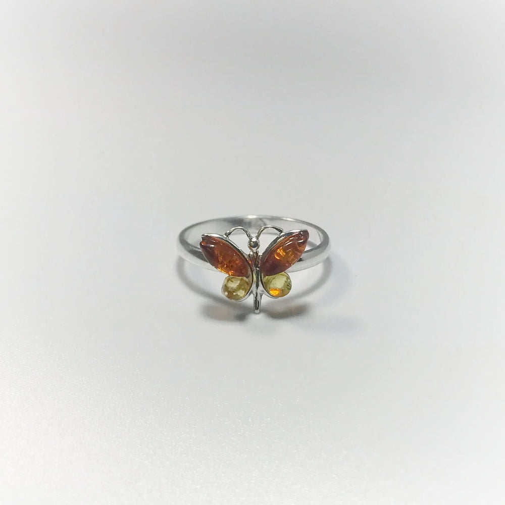 Mixed Amber Ring