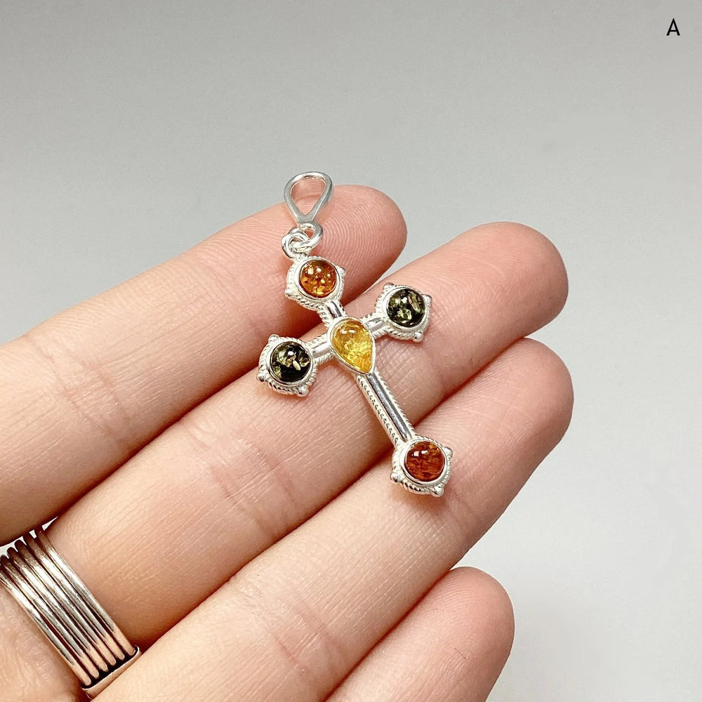 Mixed Amber Pendant