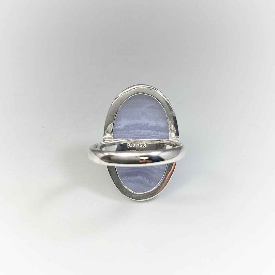 Blue Lace Agate Ring