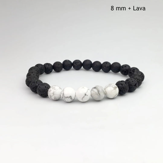 Howlite Beaded Bracelet