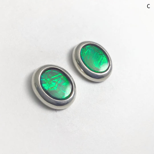 Alberta Ammolite Stud Earrings