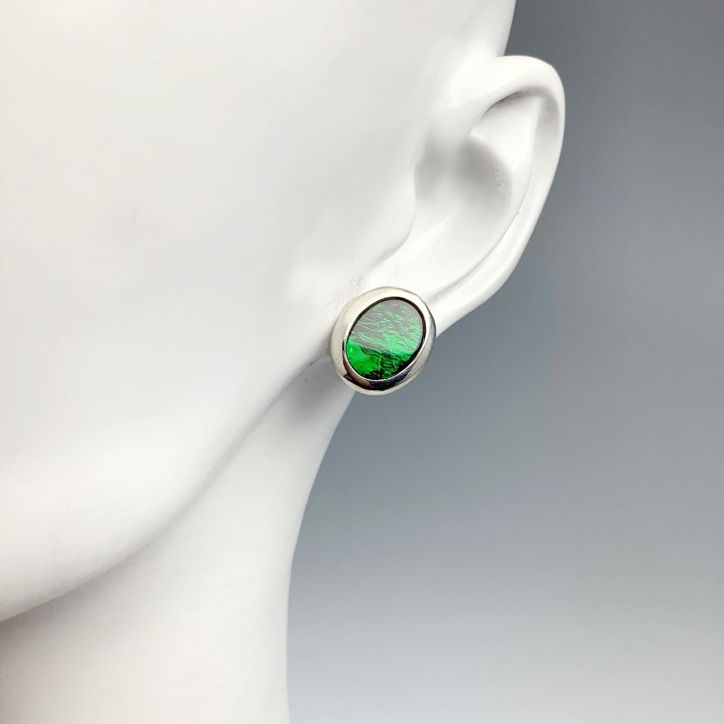 Alberta Ammolite Stud Earrings